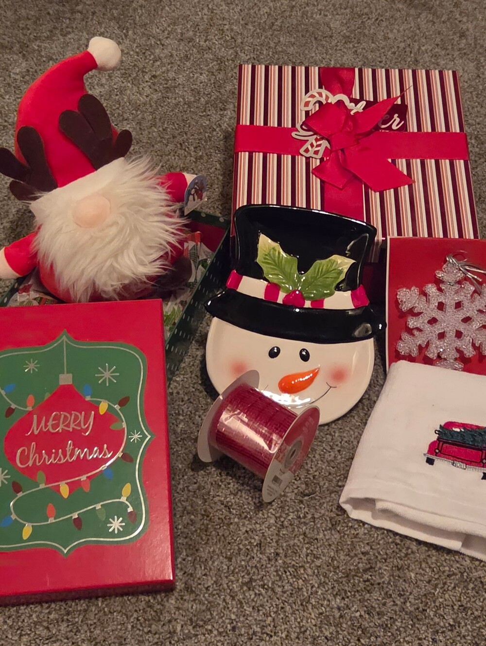 Christmas Bundle Lot Holiday Santa Snowman Snowflake Etc.